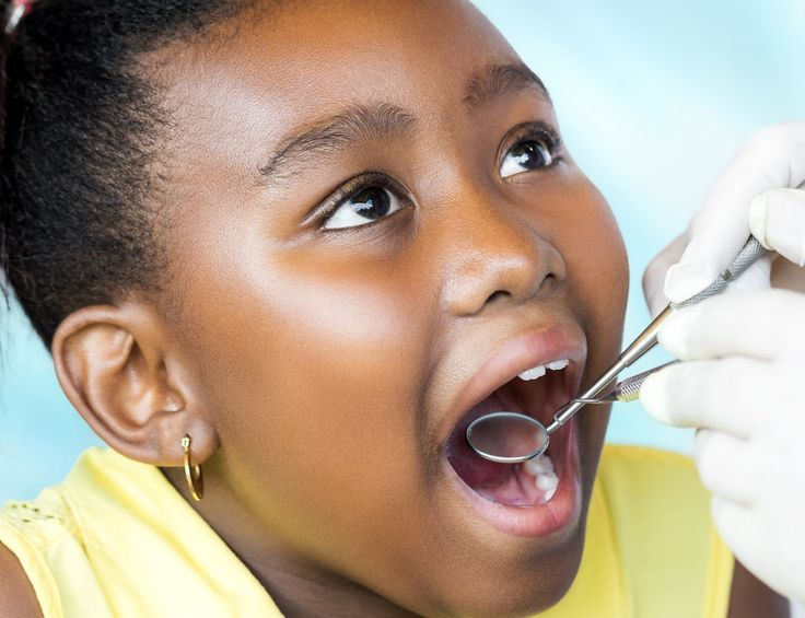 Child having a dental check-up at Lebanon Dental Care Clinic, Mombasa